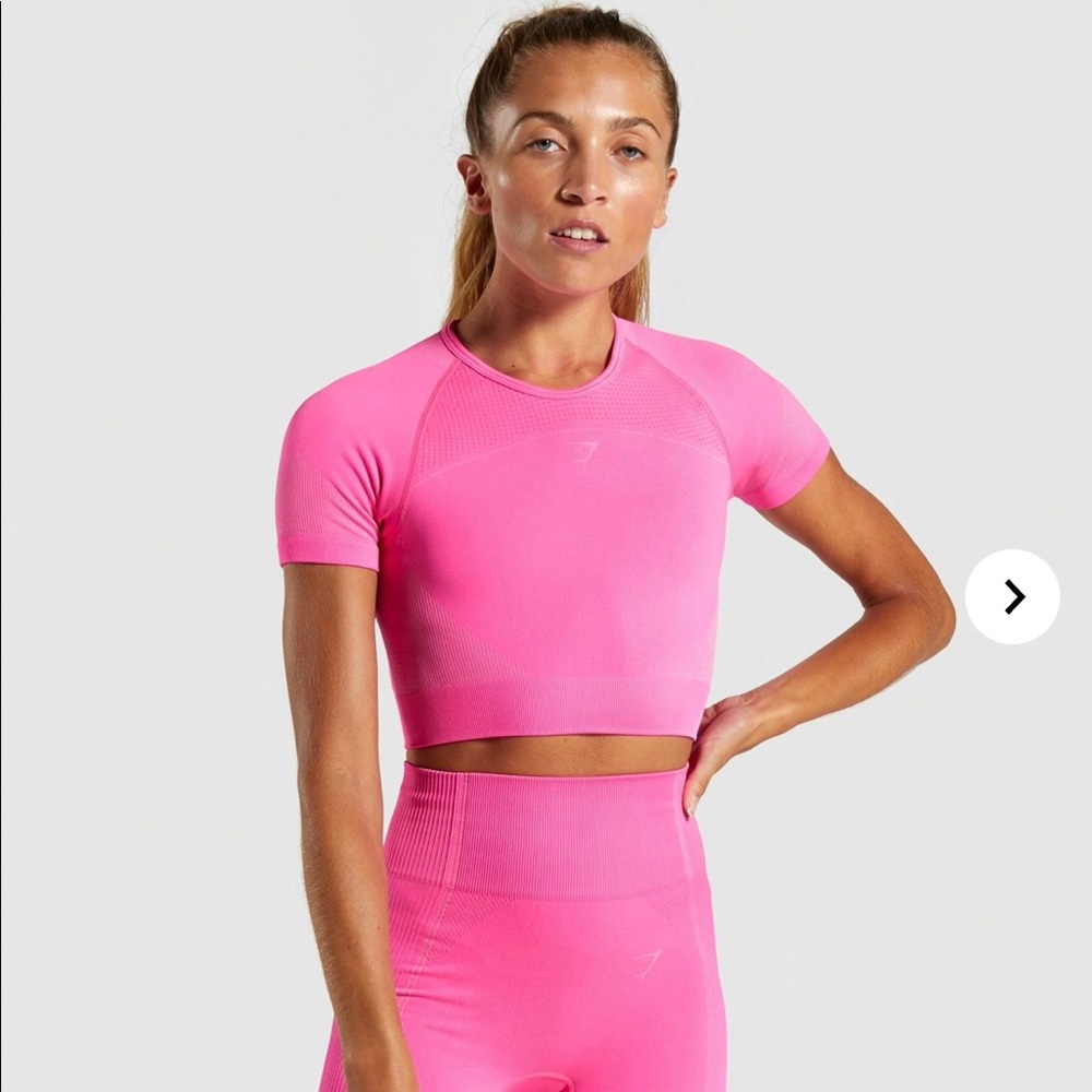 Gymshark Ultra Seamless Crop Top & Leggings Set XS